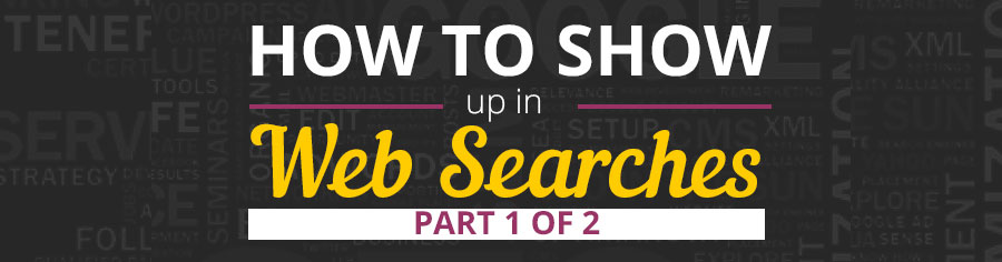 How to Show up in Google Search – Part 1 of 2