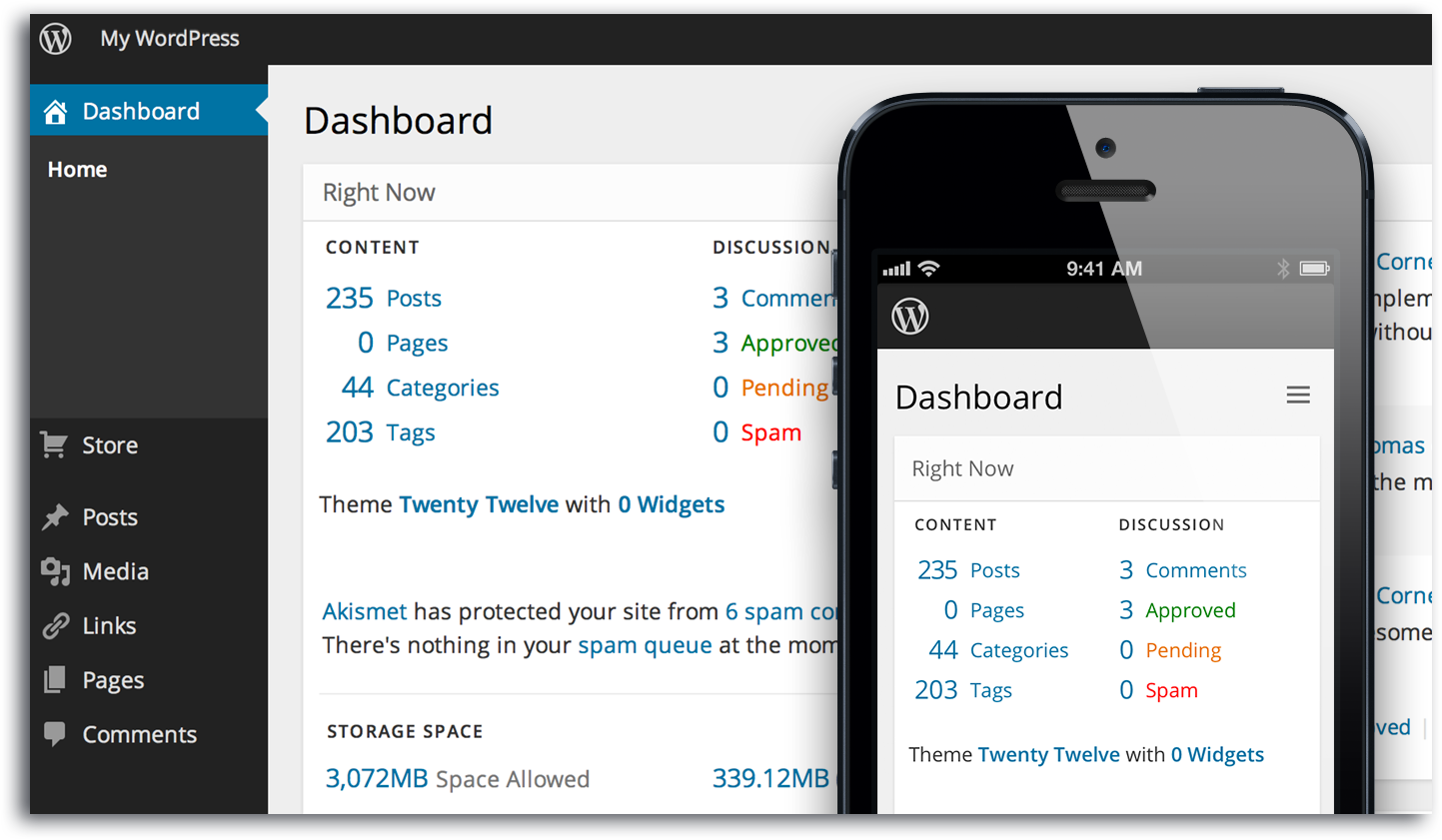 Wordpress Dashboard - BNG Design - Fargo, ND