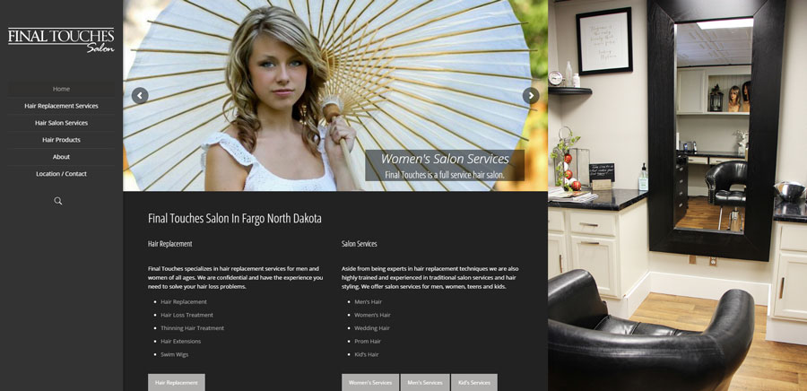 Final Touches - Web Design - BNG Design - Fargo ND Final Touches - Web Design - BNG Design - Fargo ND