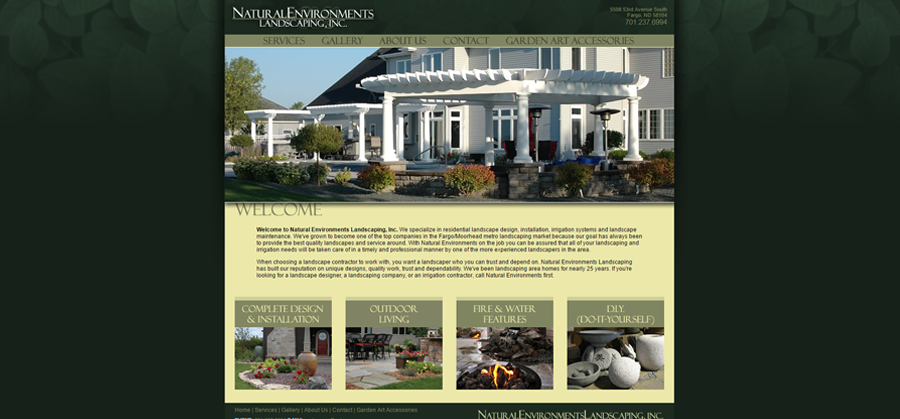Natural Environments Landscaping Before Natural Environments Landscaping Before