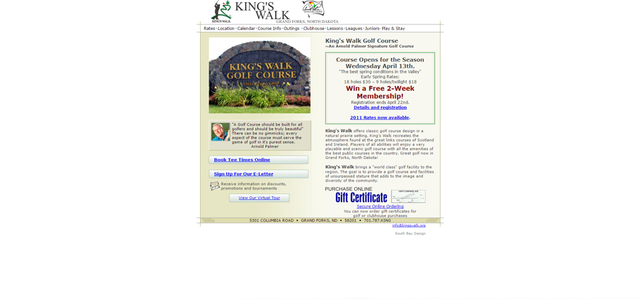 Kings Walk Golf Course Before Kings Walk Golf Course Before