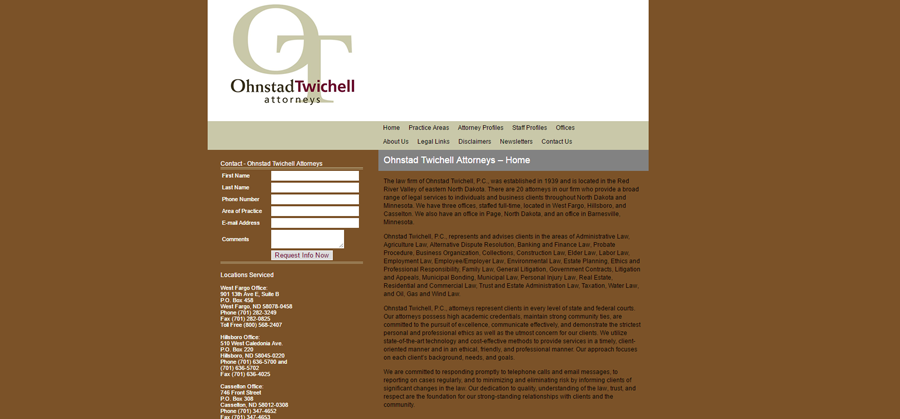 Ohnstad Twichell Before Ohnstad Twichell Before