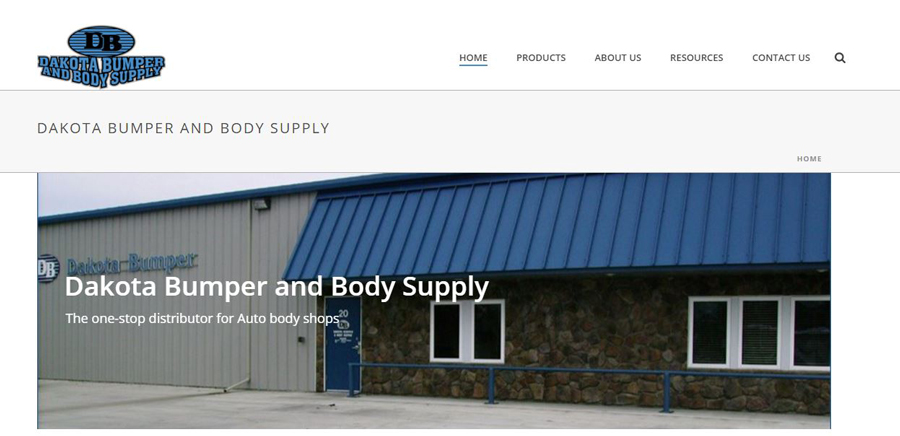 Dakota Bumper and Body Supply website design and development - Auto body shop distributor - BNG Design - Fargo, ND Dakota Bumper and Body Supply website design and development - Auto body shop distributor - BNG Design - Fargo, ND